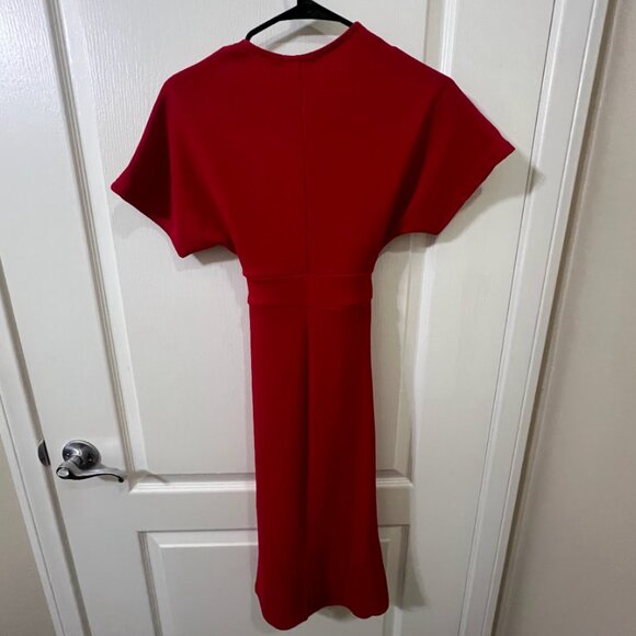 Red Fitted Dress - Picture 2 of 3